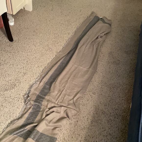 Paper source tan gray scarf NWT could be a mask - Picture 5 of 7